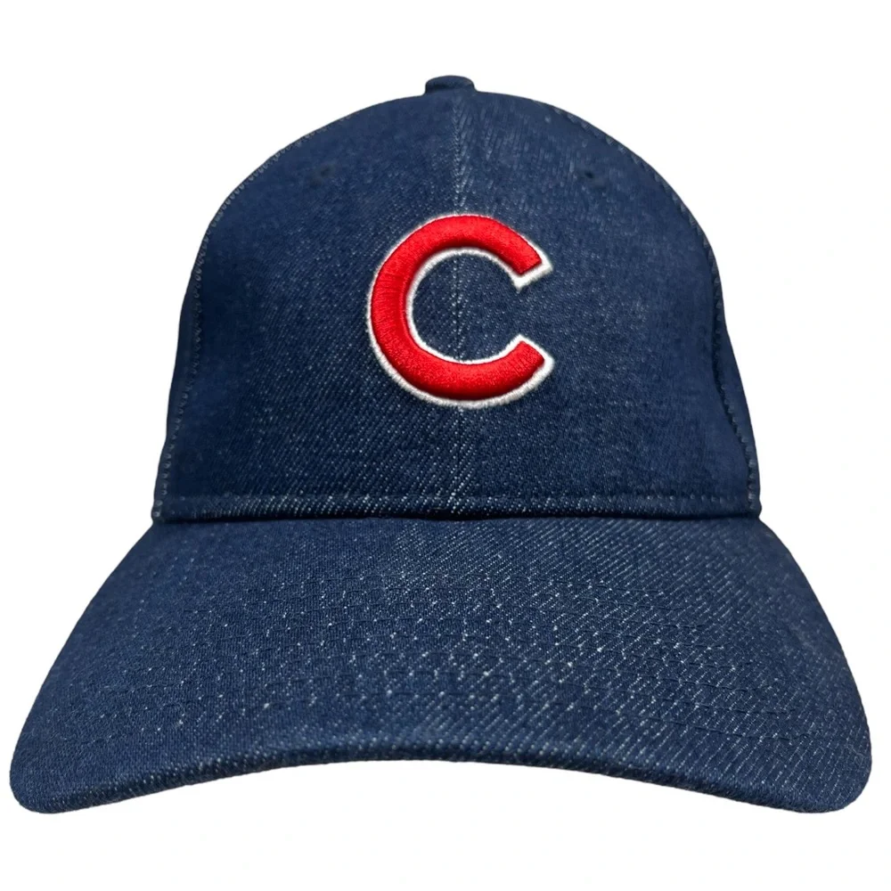 Levi’s x Chicago Cubs MLB‎ Collection Blue Denim Baseball Cap Hat New Era